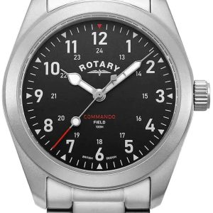 Rotary GB05535/19 Commando Svart/Stål Ø37 mm