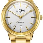 rotary herrklocka gb05343/02 avenger silverfärgad/gulguldtonat stål