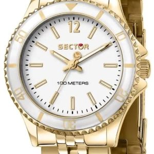 Sector 230 Damklocka R3253161532 Vit/Guldtonat stål Ø32 mm