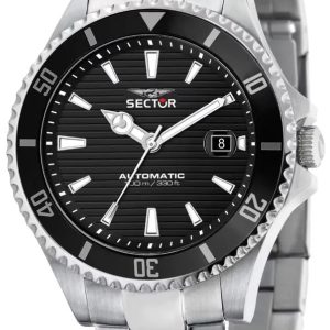 Sector 230 Herrklocka R3223161006 Svart/Stål Ø43 mm