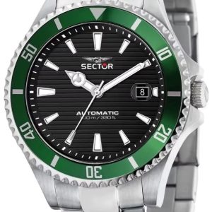 Sector 230 Herrklocka R3223161008 Svart/Stål Ø43 mm
