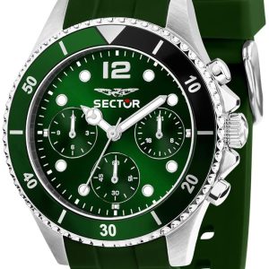 Sector 230 Herrklocka R3251161051 Grön/Gummi Ø39 mm
