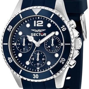 Sector 230 Herrklocka R3251161052 Blå/Gummi Ø39 mm
