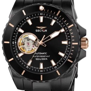 Sector 450 Herrklocka R3223276002 Svart/Stål Ø41 mm