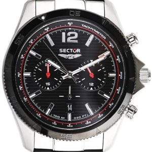 Sector 650 Herrklocka R3271631003 Svart/Gummi Ø45 mm