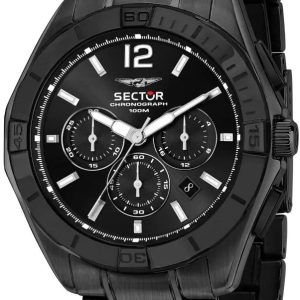 Sector 790 Herrklocka R3273636002 Svart/Stål Ø42 mm