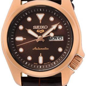 Seiko 5 Sports Damklocka SRE006K1 Brun/Läder Ø28 mm