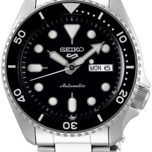 Seiko 5 Sports Herrklocka SRPD55K1 Svart/Stål Ø43 mm