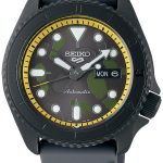 seiko 5 sports herrklocka srph69k1 svart/gummi ø43 mm