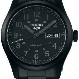 Seiko 5 Sports Herrklocka SRPJ09K1 Svart/Stål Ø39.5 mm
