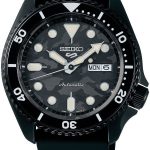seiko 5 sports herrklocka srpj39k1 yuto horigome grå/gummi ø43 mm