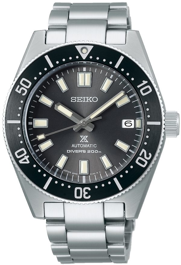 seiko herrklocka spb143j1 svart/stål ø40.5 mm