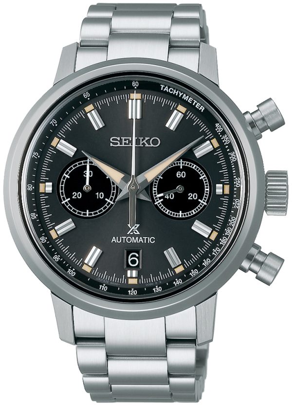 seiko herrklocka srq037j1 prospex svart/stål ø42.5 mm