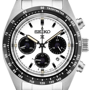 Seiko Herrklocka SSC813P1 Prospex Speedtimer Vit/Stål Ø39 mm