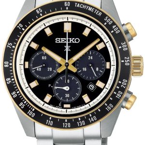 Seiko Herrklocka SSC941P1 Prospex Svart/Stål Ø39 mm