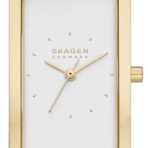 Skagen Damklocka SKW3097 Hagen Vit/Läder Ø22 mm