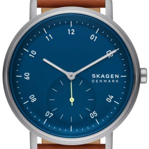 Skagen Herrklocka SKW6888 Kuppel Blå/Läder Ø44 mm