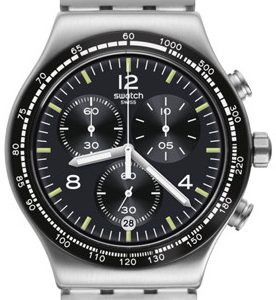 Swatch Herrklocka YVS444GC Core Svart/Stål Ø43 mm