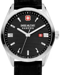 Swiss Military Hanowa Herrklocka SMWGB2200104 Roadrunner Svart/Läder