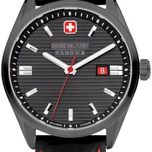 Swiss Military Hanowa Herrklocka SMWGB2200140 Roadrunner Grå/Läder