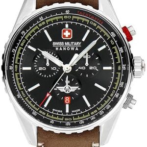 Swiss Military Hanowa Herrklocka SMWGC0000301 Afterburn Svart/Läder