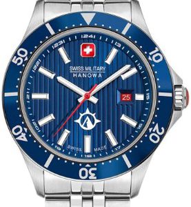 Swiss Military Hanowa Herrklocka SMWGH2100602 Flagship X Blå/Stål