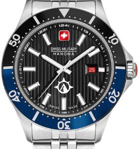 Swiss Military Hanowa Herrklocka SMWGH2100603 Flagship X Svart/Stål