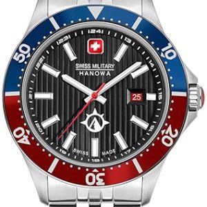 Swiss Military Hanowa Herrklocka SMWGH2100604 Flagship X Svart/Stål