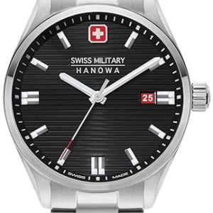Swiss Military Hanowa Herrklocka SMWGH2200101 Roadrunner Svart/Stål