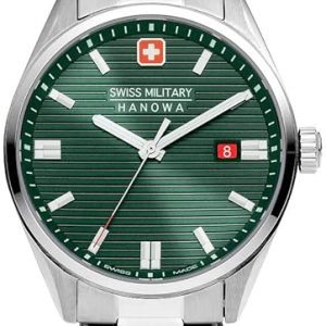 Swiss Military Hanowa Herrklocka SMWGH2200105 Roadrunner Grön/Stål