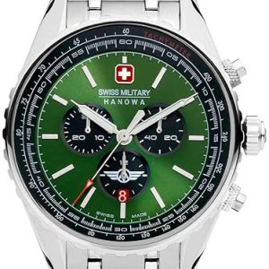 Swiss Military Hanowa Herrklocka SMWGI0000307 Afterburn Grön/Stål