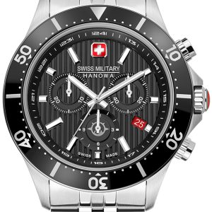 Swiss Military Hanowa Herrklocka SMWGI2100701 Flagship X Svart/Stål