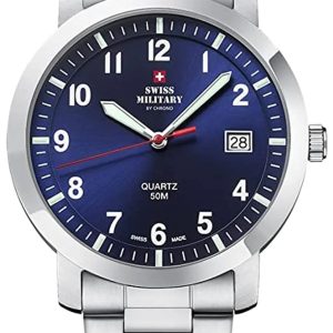 Swiss Military by Chrono Herrklocka SM34083.09 Classic Blå/Stål