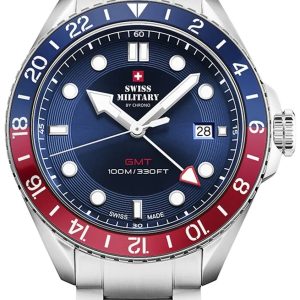 Swiss Military by Chrono Herrklocka SM34095.03 Classic Blå/Stål