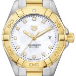tag heuer damklocka wbd1422.bb0321 aquaracer lady silverfärgad/stål