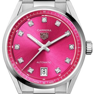 TAG Heuer Damklocka WBN2318.BA0001 Carrera Rosa/Stål Ø36 mm