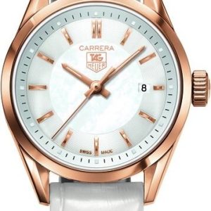 TAG Heuer Damklocka WV1440.FC8179 Carrera Lady Läder Ø27 mm