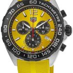tag heuer herrklocka caz101am.ft8054 formula 1 gul/gummi ø43 mm