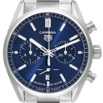tag heuer herrklocka cbn2011.ba0642 carrera blå/stål ø42 mm