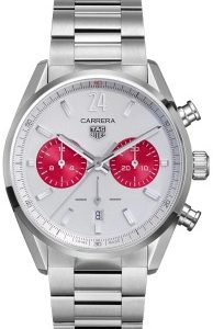 TAG Heuer Herrklocka CBN201M.EA0016 Carrera Vit/Stål Ø42 mm