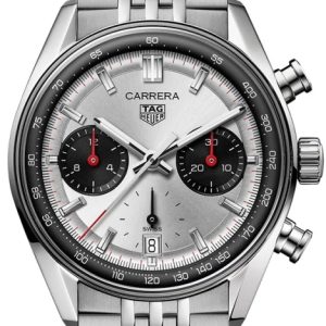 TAG Heuer Herrklocka CBS2216.BA0048 Carrera Vit/Stål Ø39 mm