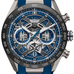 TAG Heuer Herrklocka CBU2081.FT6274 Carrera Blå/Gummi Ø44 mm
