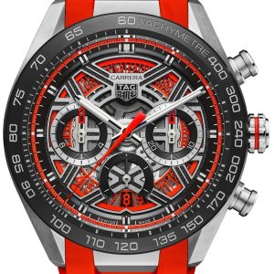 TAG Heuer Herrklocka CBU2082.FT6275 Carrera Orange/Gummi Ø44 mm
