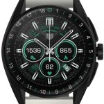 tag heuer herrklocka sbr8080.eb0284 connected gummi ø42 mm