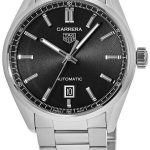 tag heuer wbn2110.ba0639 carrera svart/stål ø39 mm