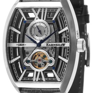 Thomas Earnshaw Herrklocka ES-8111-01 Holborn Grå/Läder Ø40 mm