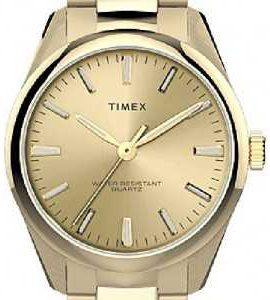 Timex Damklocka TW2V26200 Classic Guldtonad/Stål Ø32 mm