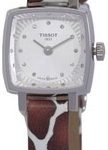 tissot damklocka t058.109.17.036.00 lovely silverfärgad/läder