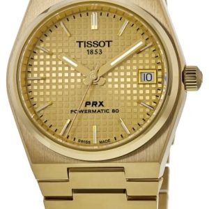 Tissot Damklocka T137.207.33.021.00 PRX Guldtonad/Guldtonat stål