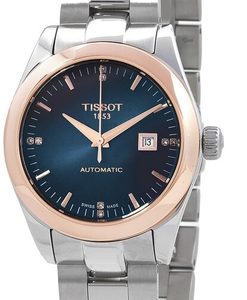 Tissot Damklocka T930.007.41.046.00 T-Gold Blå/Stål Ø29 mm